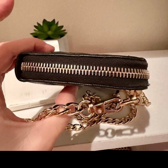 Saunt Laurent YSL Monogram Zip Around Wallet Black - Picture 9 of 14